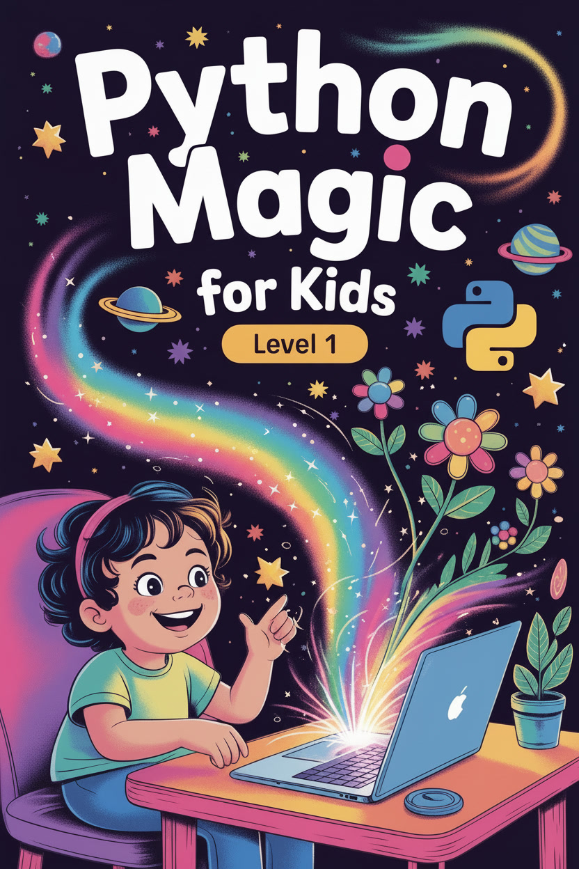 Python Magic for Kids Level 1 book cover